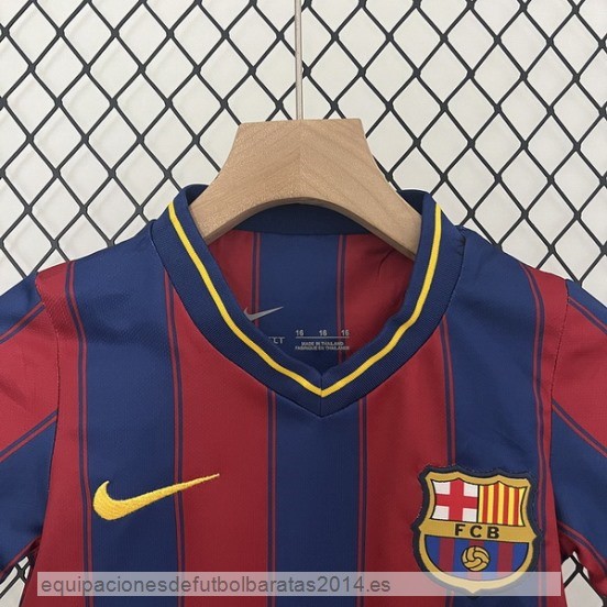 Nuevo 1ª Conjunto De Niños Barcelona Retro 2009 2010 Rojo Azul Baratas
